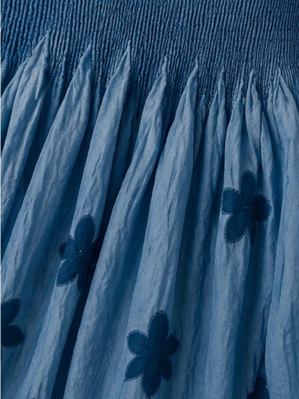 Vintage Y2K Blue Convertible Skirt Dress Boho Fairycore Whimsigoth One Size - Picture 4 of 4
